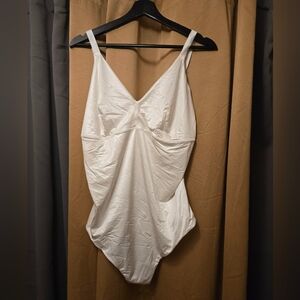SPANX White Shapewear Bodysuit